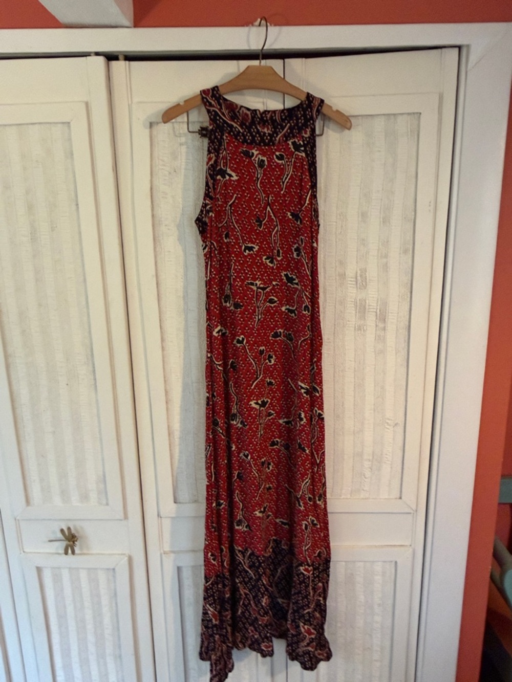 Fat face Mika Red and Black Dress ♥️size 4